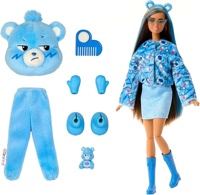 Lalka Mattel Barbie Cutie Reveal Care Bears JCN96 (0194735273867) - obraz 3