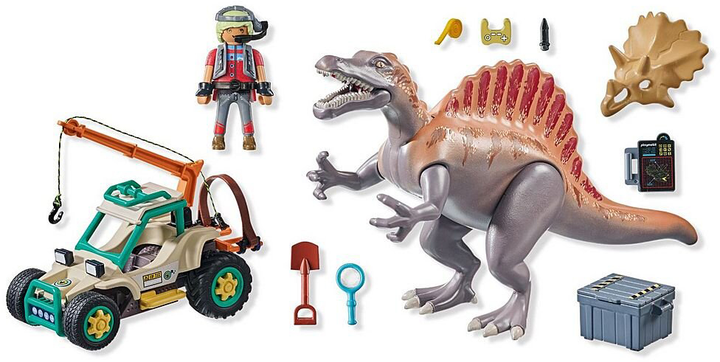 Zestaw zabawek dla dzieci Playmobil Dinos Atak Spinozaurów 71820 (4008789718204) - obraz 3