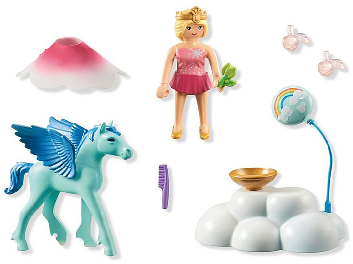 Дитячий ігровий набір Playmobil Princess Magic День народження Пегаса 71802 (4008789718020) - зображення 3