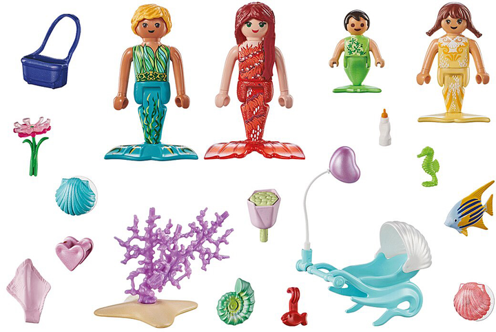 Zestaw zabawek dla dzieci Playmobil Princess Magic Rodzina syrenek 71469 (4008789714695) - obraz 3