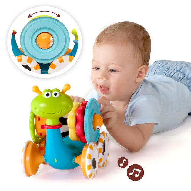 Zabawka Yookidoo Crawl 'N' Go Snail (20373401136) - obraz 6