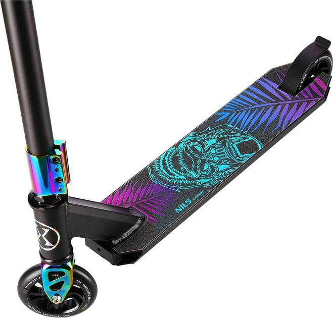 Самокат дитячий Nils Extreme для трюків Neo HS002 Чорний (5907695545432) - зображення 3