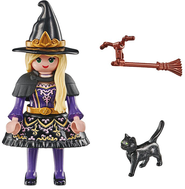 Дитячий ігровий набір Playmobil Special Plus Відьма з котом 71584 (4008789715845) - зображення 3