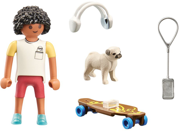 Дитячий ігровий набір Playmobil My Life Хлопчик з собакою 71612 (4008789716125) - зображення 3