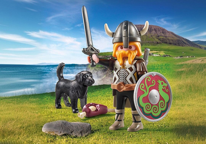 Ігровий набір Playmobil Special Plus Вікінг зі сторожовим собакою 71755 (4008789717559) - зображення 4