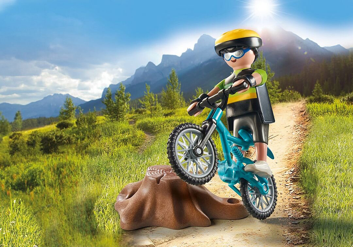 Ігровий набір Playmobil Special Plus Гірський байкер 71756 (4008789717566) - зображення 4