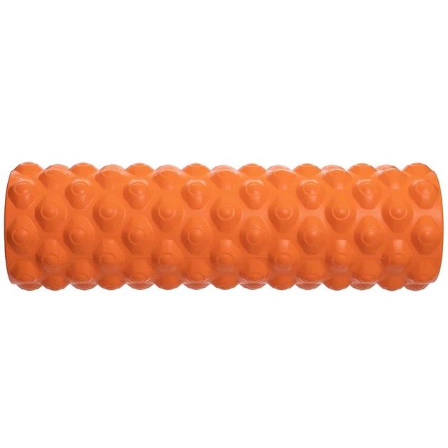 Роллер массажный цилиндр (ролик мфр) 45см Grid Bubble Roller SP-Sport FI-6672-BUBBLE оранжевый - Фото 2 Роллер массажный цилиндр (ролик мфр) 45см Grid Bubble Roller SP-Sport FI-6672-BUBBLE оранжевый - изображение 2
