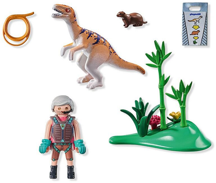 Дитячий ігровий набір Playmobil Dinos Velociraptor 71823 (4008789718235) - зображення 3