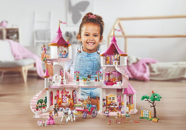 Дитячий ігровий набір Playmobil Princess Magic Замок принцеси з королівською парою 71845 (4008789718457) - зображення 3