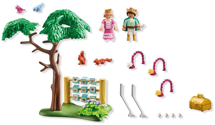 Zestaw zabawek dla dzieci Playmobil Princess Magic Królewskie dzieci w parku 71849 (4008789718495) - obraz 3