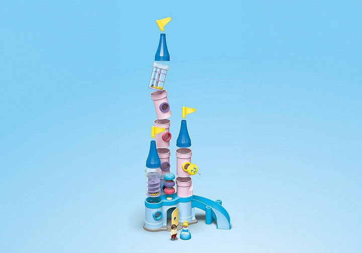 Zestaw zabawek dla dzieci Playmobil Junior & Disney: Zamek Kopciuszka 71457 (4008789714572) - obraz 5