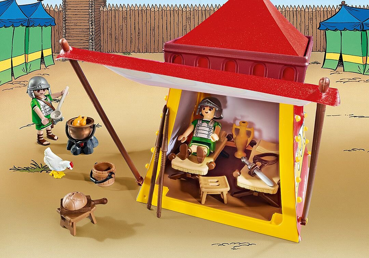 Дитячий ігровий набір Playmobil Asterix: Намет легіонерів 71829 (4008789718297) - зображення 5