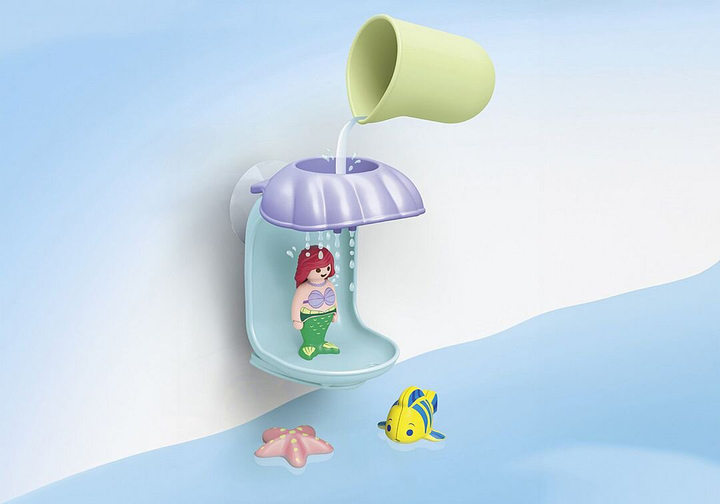 Набір дитячих іграшок Playmobil Junior Aqua & Disney: Душ з мушлями Аріель 71460 (4008789714602) - зображення 5