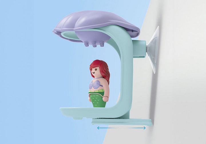 Набір дитячих іграшок Playmobil Junior Aqua & Disney: Душ з мушлями Аріель 71460 (4008789714602) - зображення 6