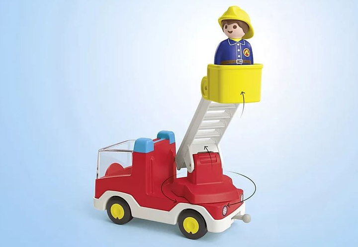 Пожежна машина Playmobil Junior з драбиною 71683 (4008789716835) - зображення 3