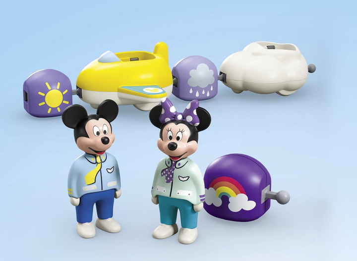 Іграшка для малюків Playmobil Junior & Disney: Хмарний атракціон Міккі та Мінні 71697 (4008789716972) - зображення 3