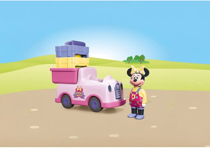Іграшка для малюків Playmobil Junior & Disney Міккі Маус та сортувальник фруктів 71770 (4008789717702) - зображення 6