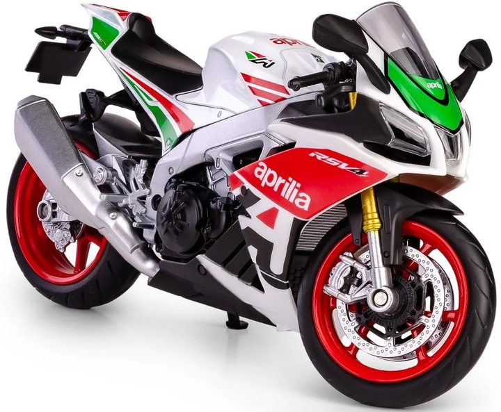 Motocykl Daffi RMZ Hobby Aprilia RSV4 1:12 (5905422081352) - obraz 4