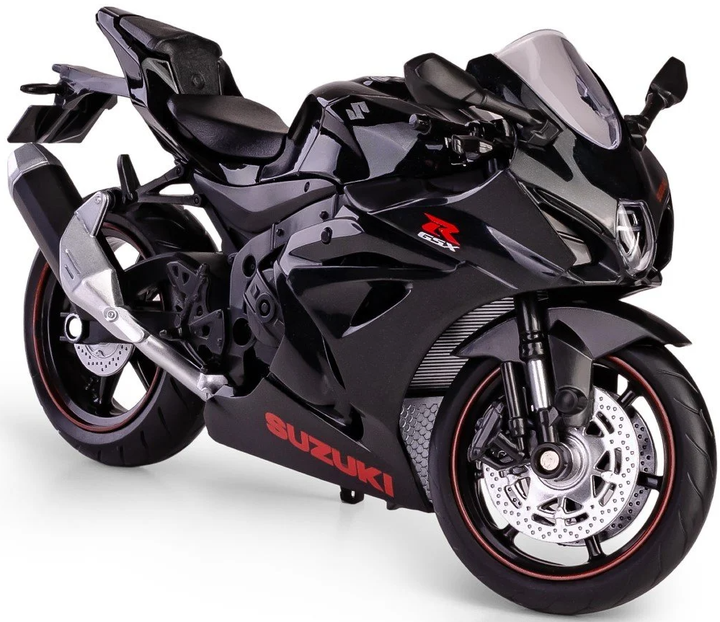 Мотоцикл Daffi RMZ Hobby Suzuki GSX black 1:12 (5905422081376) - зображення 4