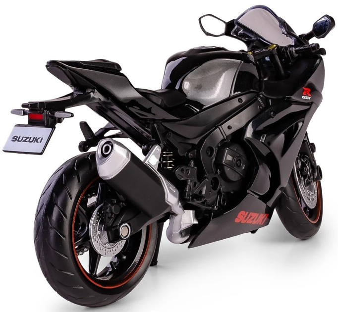 Мотоцикл Daffi RMZ Hobby Suzuki GSX black 1:12 (5905422081376) - зображення 5