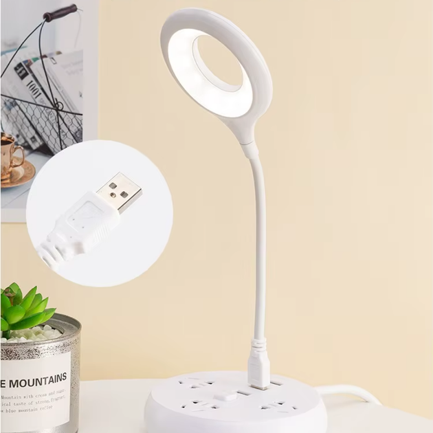 Гибкая USB лампа от Power Bank 5Вт 24LED с голосовым управлением (см11340) - изображение 6