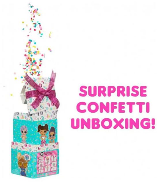 Лялька L.O.L. Surprise Confetti Pop Birthday Sisters in PDQ LOL589976 (035051589976) - зображення 5