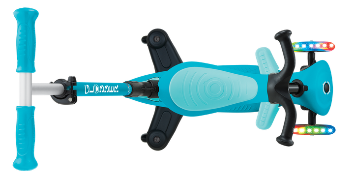 Дитячий самокат 3в1 з сидінням та додатковими колесами Globber Go Up Active Lights 360 голубий (749-300) - изображение 10