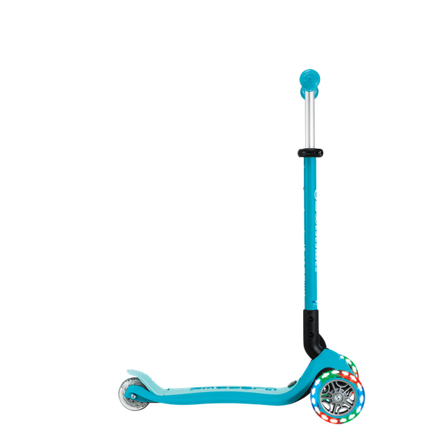 Дитячий самокат 3в1 з сидінням та додатковими колесами Globber Go Up Active Lights 360 голубий (749-300) - изображение 12