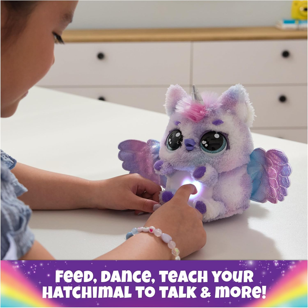 Interaktywna zabawka niespodzianka Spin Master Hatchimals Alive Mystery Hatch Pufficorn 6069132 (0778988509142) - obraz 13