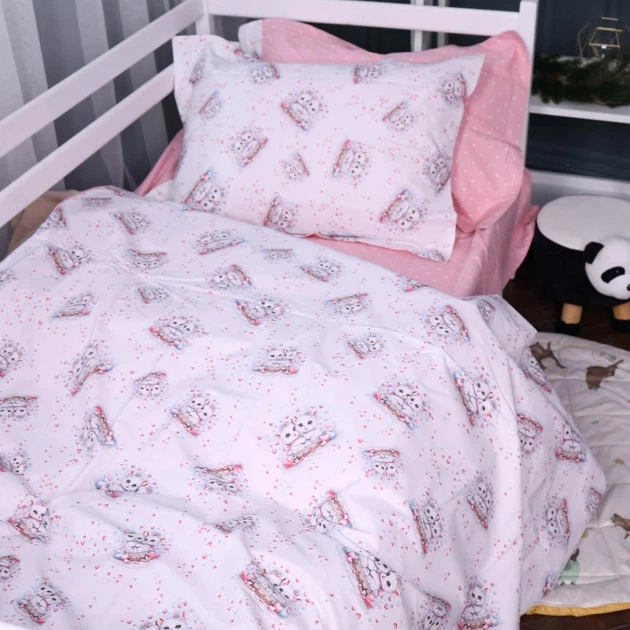 Простынь на резинке MirSon Poplin Line Kids 04 Cats 140x190 см (2200009714467) - Фото 3 Простынь на резинке MirSon Poplin Line Kids 04 Cats 140x190 см (2200009714467) - изображение 3