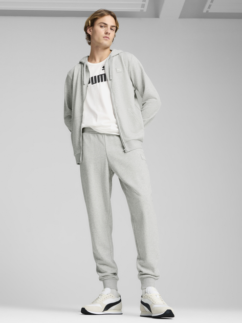 Спортивный костюм мужской Puma Hooded Sweat Suit Tr 68485504 S Light Gray Heather (4067983646874) 