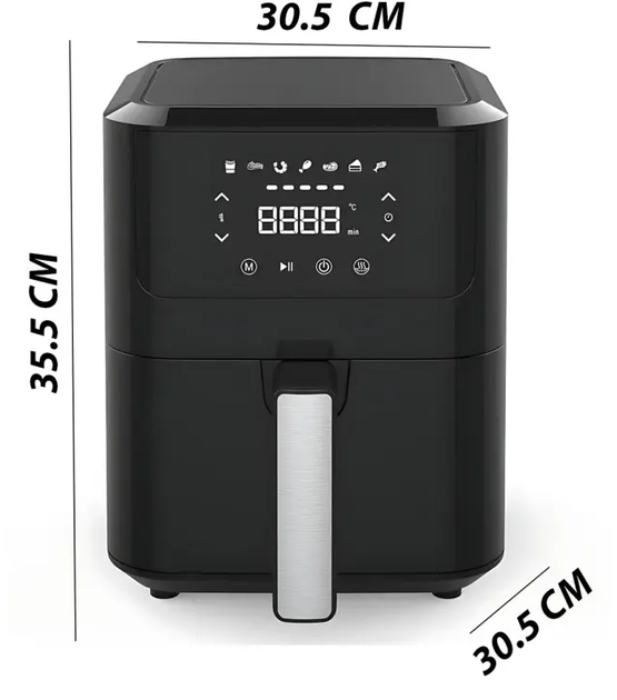 Аэрофритюрница Air Fryer Crownberg CB 00554388 - Фото 5 Аэрофритюрница Air Fryer Crownberg CB 00554388 - изображение 5