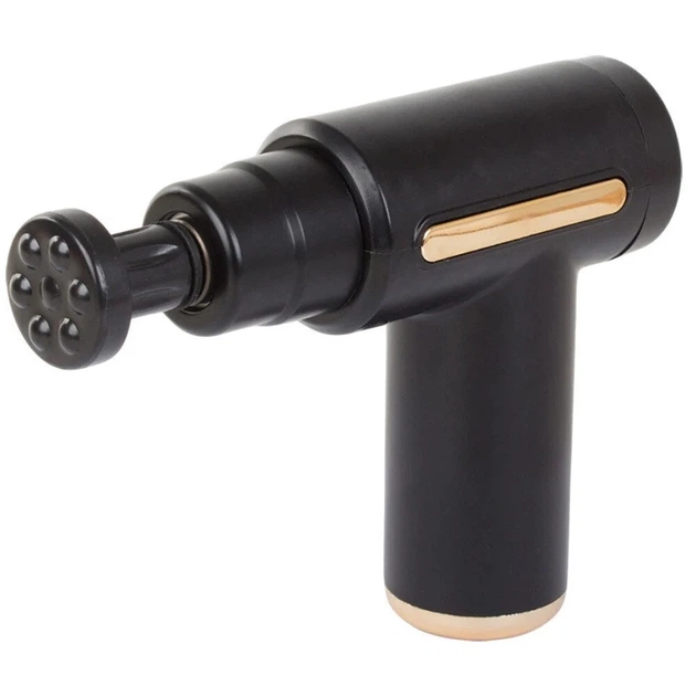 Массажер Портативный ручной перкуссионный Mini Massager Gun со встроенным экраном - изображение 4