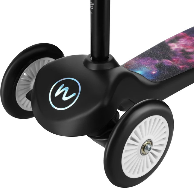 Самокат дитячий Nils Extreme Fun Space триколісний HLB1503 Чорний (5907695565812) - зображення 5