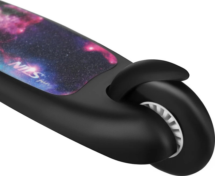 Самокат дитячий Nils Extreme Fun Space триколісний HLB1503 Чорний (5907695565812) - зображення 6