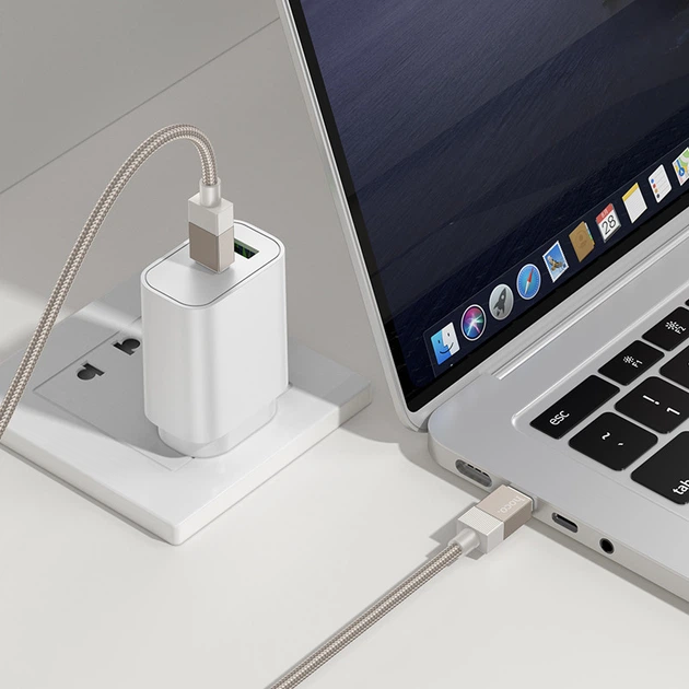 Кабель із швидкою зарядкою 60W Type-C to Type-C HOCO X110 |1м, 3A| Чорний - Фото 7 Кабель із швидкою зарядкою 60W Type-C to Type-C HOCO X110 |1м, 3A| Чорний - зображення 7
