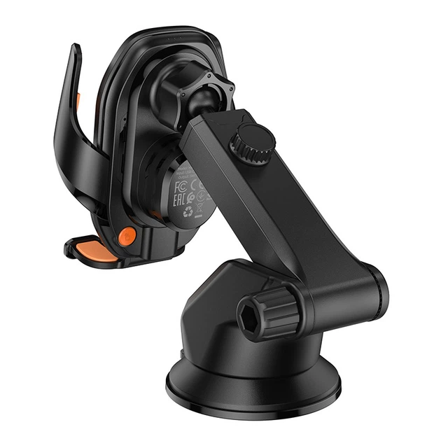 Автотримач для телефона з БЗП HOCO HW34 Blue whale 3-axis linkage wireless fast charging car holder(center console) - Фото 7 Автотримач для телефона з БЗП HOCO HW34 Blue whale 3-axis linkage wireless fast charging car holder(center console) - зображення 7