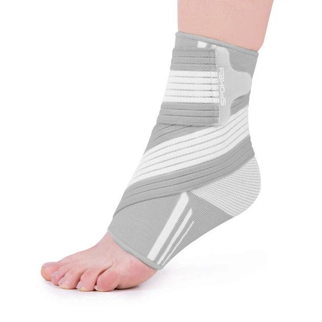Бандаж спортивный для лодыжки Spokey SEGRO Серый (s0201) - Фото 1 Бандаж спортивный для лодыжки Spokey SEGRO Серый (s0201) - изображение 1