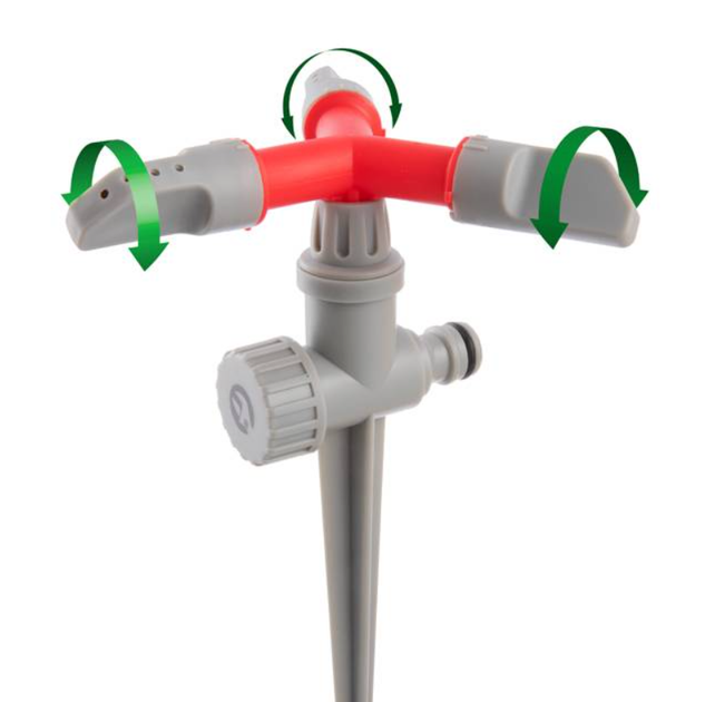 Дождеватель Intertool круговой на костыле (GE-0054) - Фото 5 Дождеватель Intertool круговой на костыле (GE-0054) - изображение 5
