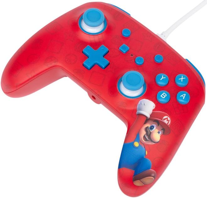 Геймпад PowerA NSW ENH Nintendo Switch Wired Controller - Woo Hoo Mario (0617885025815) - зображення 5