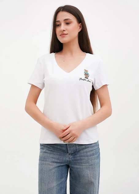 Футболка женская Ralph Lauren Bear B-5182WT M - Фото 1 Футболка женская Ralph Lauren Bear B-5182WT M - изображение 1