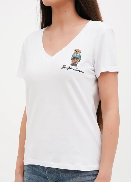 Футболка женская Ralph Lauren Bear B-5182WT M - Фото 2 Футболка женская Ralph Lauren Bear B-5182WT M - изображение 2