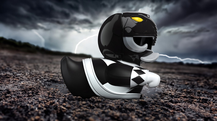 Колекційна фігурка каченя Numskull Tubbz Limited Edition Power Rangers: Black Ranger 5 (5056280440833) - зображення 4
