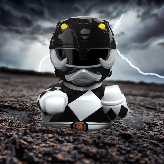 Колекційна фігурка каченя Numskull Tubbz Limited Edition Power Rangers: Black Ranger 5 (5056280440833) - зображення 6