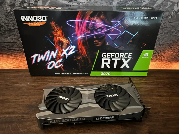 Відеокарта RTX 3070 8GB Inno3D TWIN X2 OC GDDR6 (RTX3070 TWIN X2