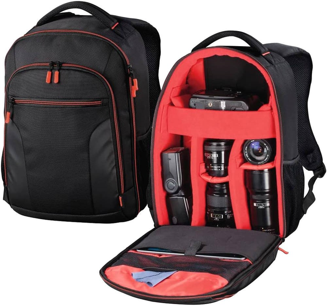 Рюкзак Hama Miami 190 Camera Backpack Black-Red (4047443349903) - зображення 6