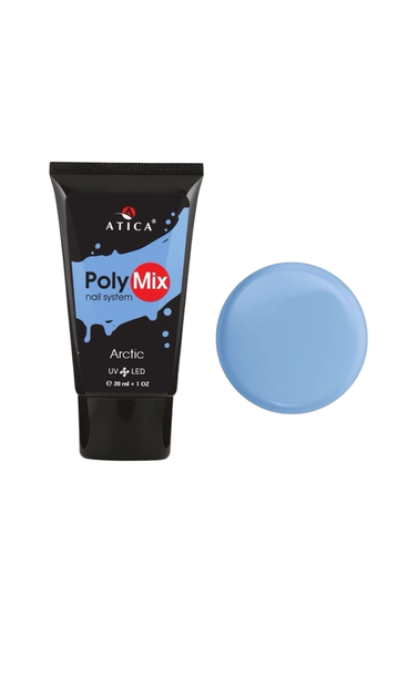 Набор мастера маникюра из двух полигелей Polymix Arctic и Lemon Atica 2*30 мл - изображение 3