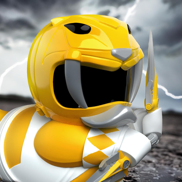 Колекційна фігурка каченя Numskull Tubbz Limited Edition Power Rangers: Yellow Ranger 4 (5056280440857) - зображення 7