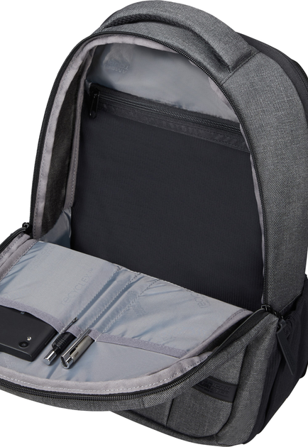 Plecak do laptopa American Tourister Streethero 14" Grey Melange (147027-8412) - obraz 3