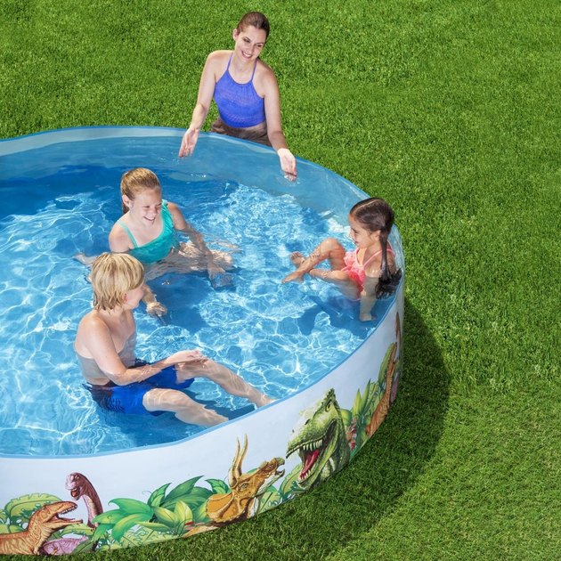 Basen rozporowy Bestway 224 x 46 cm 1612 l 35868 (6941607347669) - obraz 6